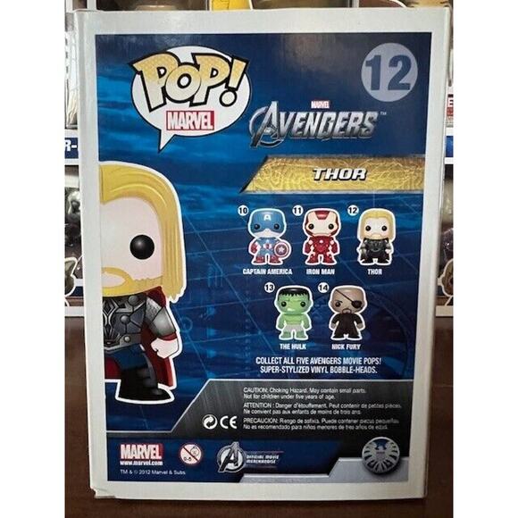 Funko Pop! Marvel Thor #12 Rare Vaulted First Avengers Film - Picture 3 of 10